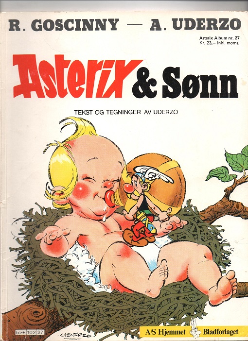 Asterix og sønn, Goscinny & Uderzo, Hjemmet 1983 P B O