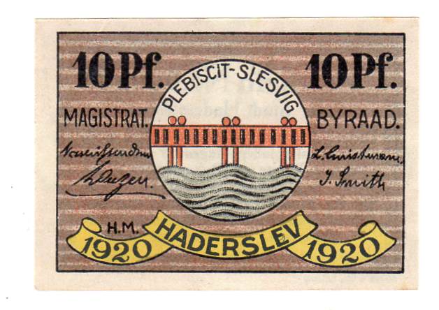 Haderslev kommune 10pf 1940