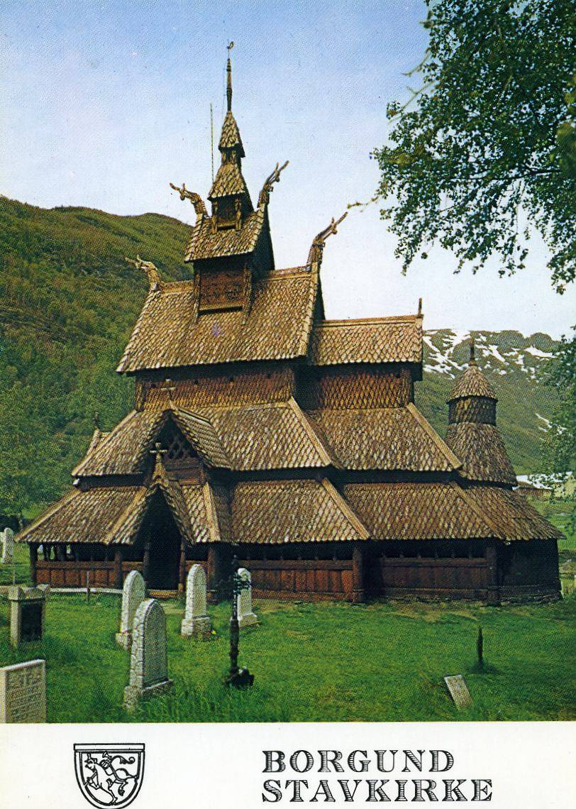 Borgund stavkirke  1150 Teigen Fortidsminnesm.