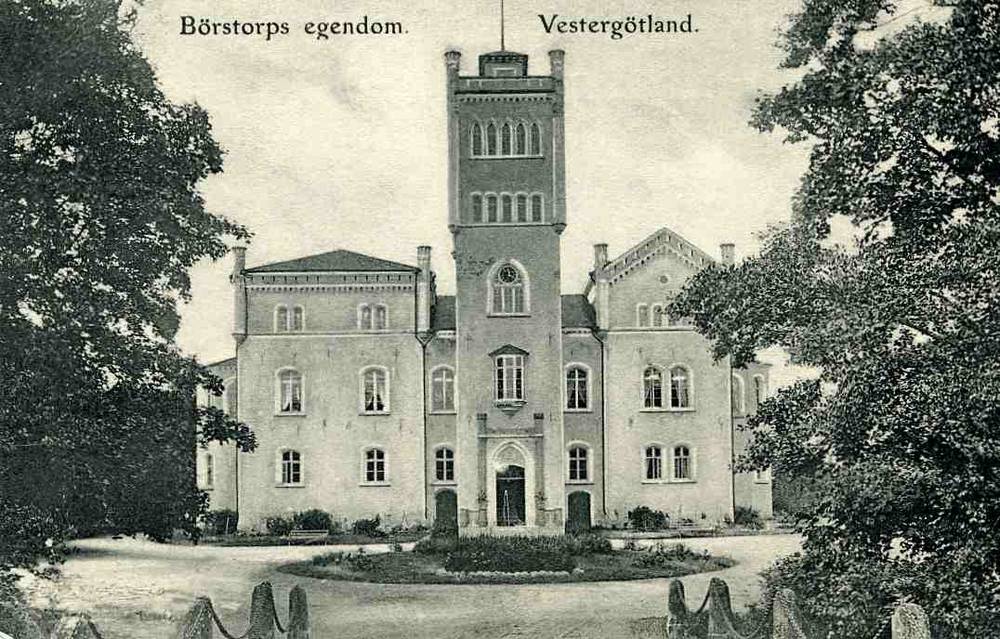 Bøstorps egendom Vestergøtland  L Ericson st Mariestad 1906