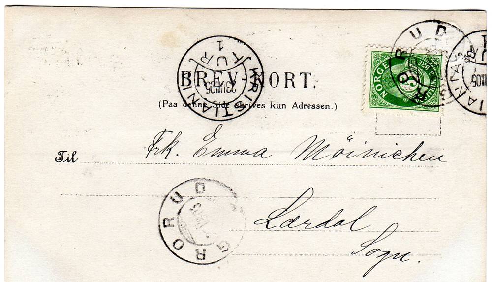 Sofie Reimers Den stundesløse Abel st Kristiania/Grorud 1905