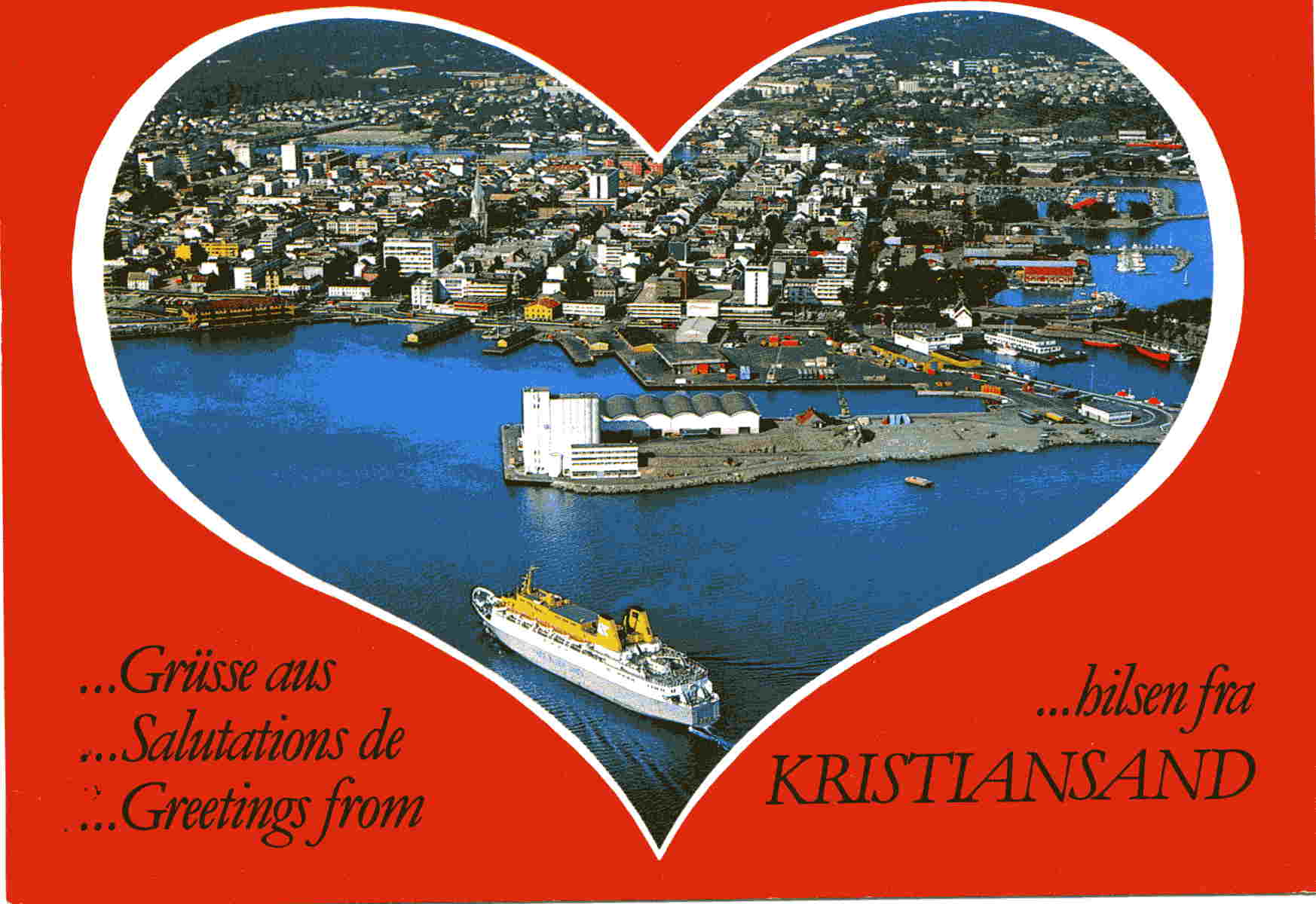 Danskebåten til Kristiansand 1986