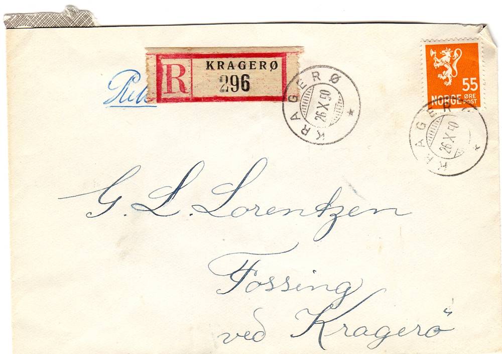 REK st Kragerø 1950