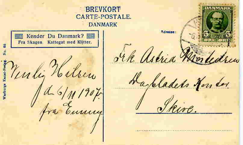 Skagen Kattegatt med klitter Warburg