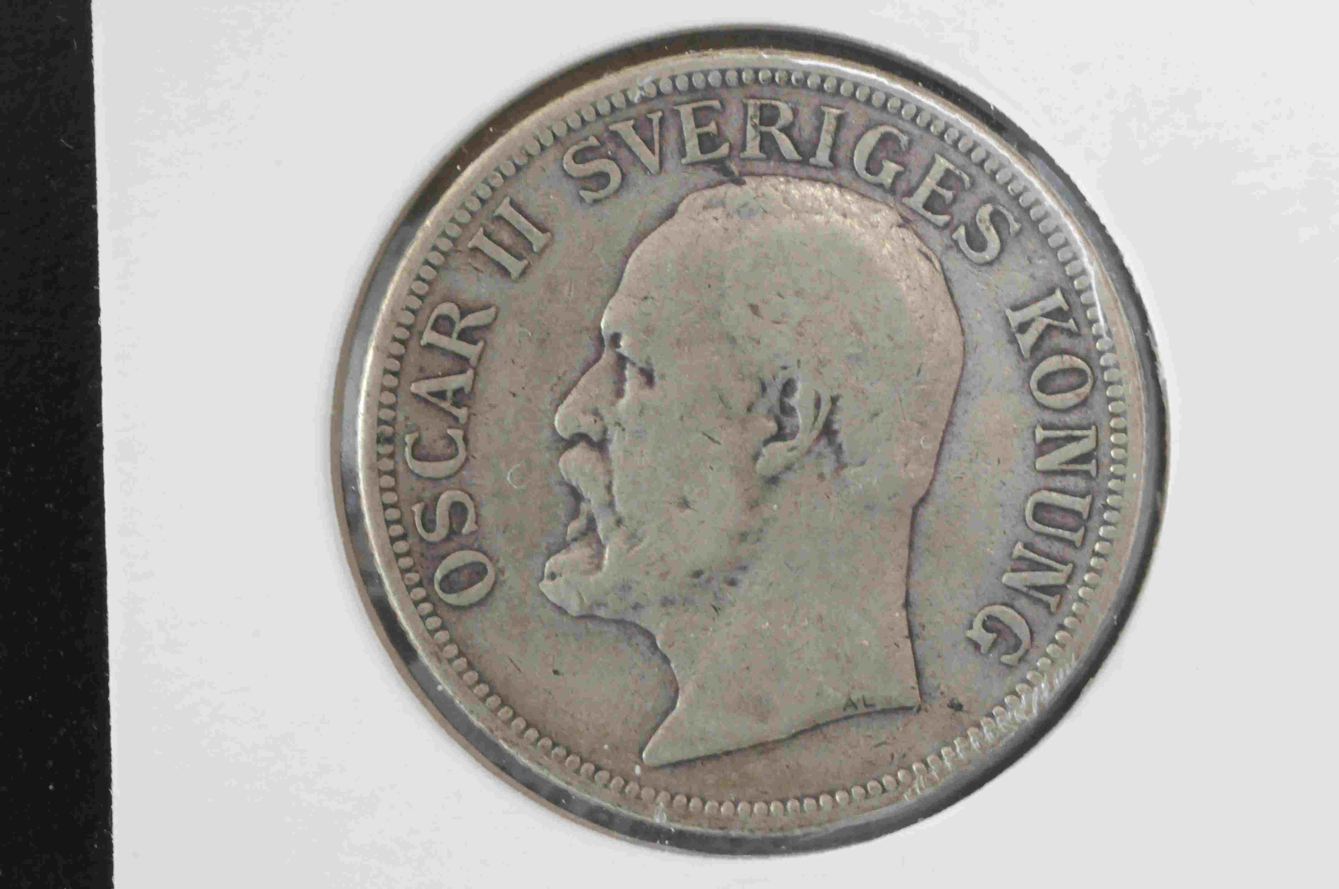 2 kr Sve 1906 kv1/1+