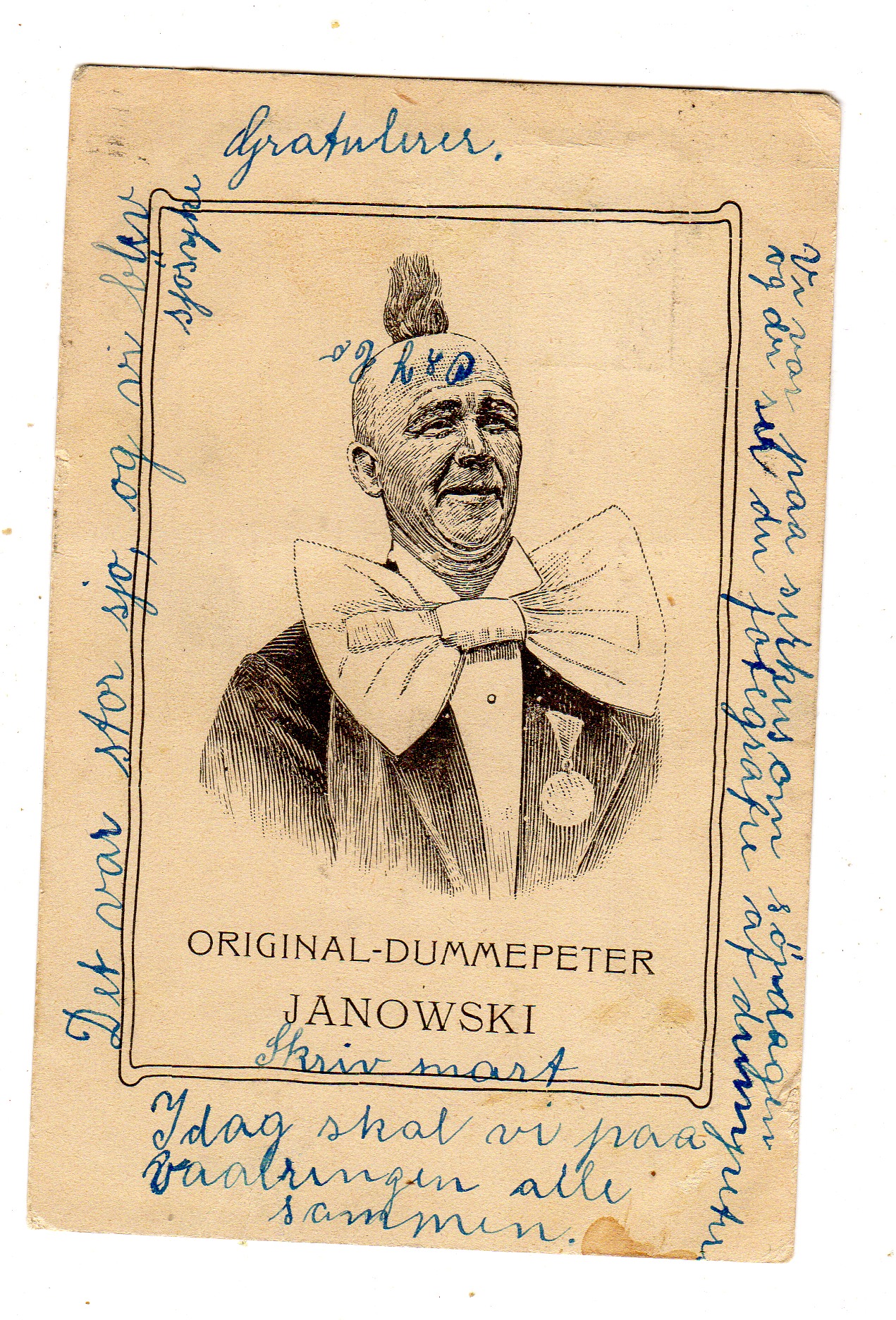 Original-Dummepeter Janowski  st Skien 1904