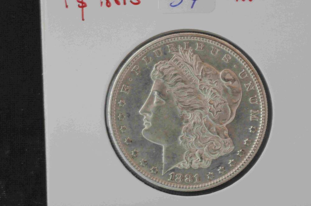 1 dollar 1881 kv01/0 USA