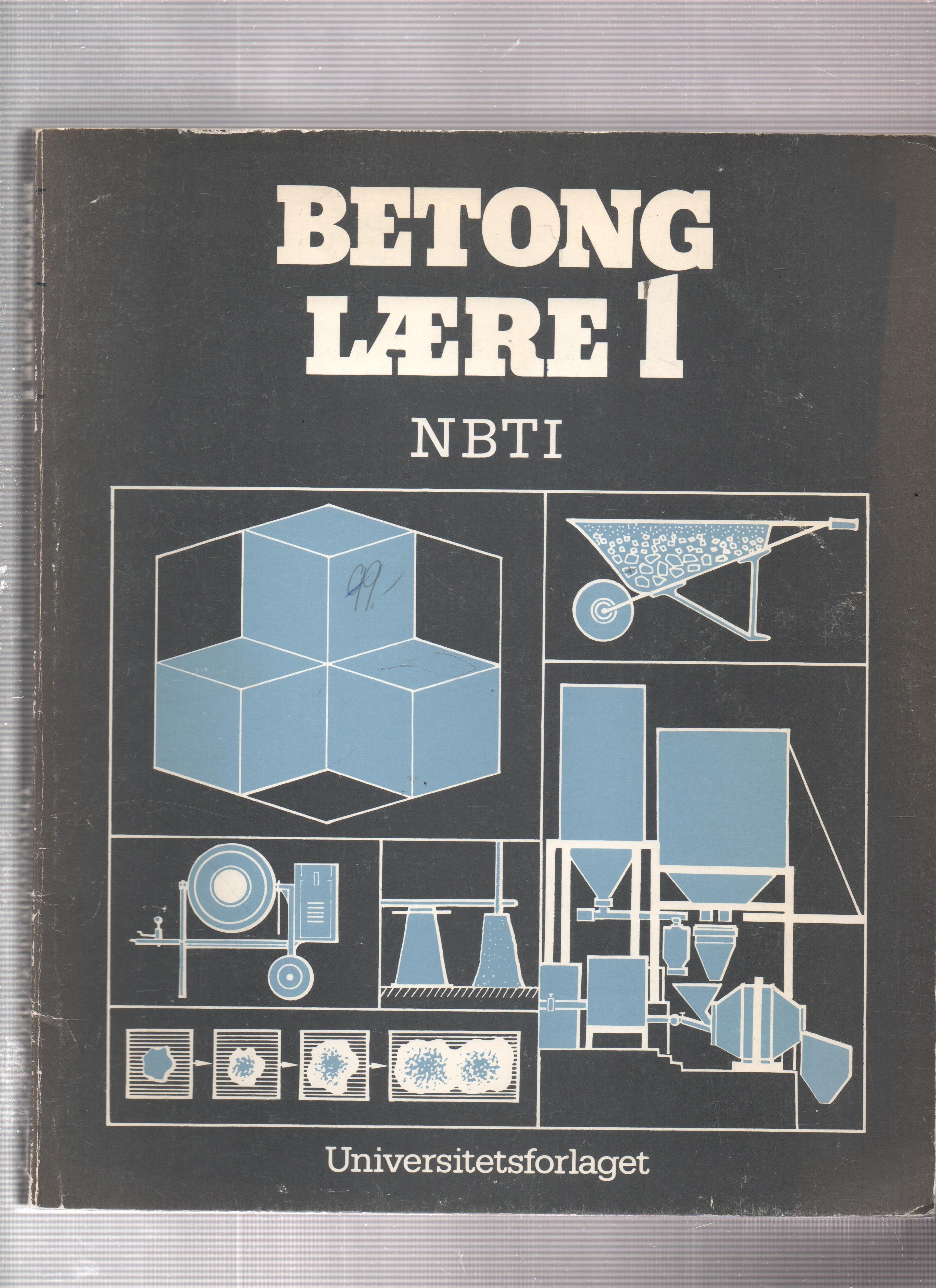 Betonglære 1, NBTI, Universitetsforlaget 1980 (1969) P B O2  