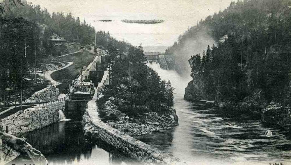 Bandakkanal Nilssen nr 225 st Skien 1911