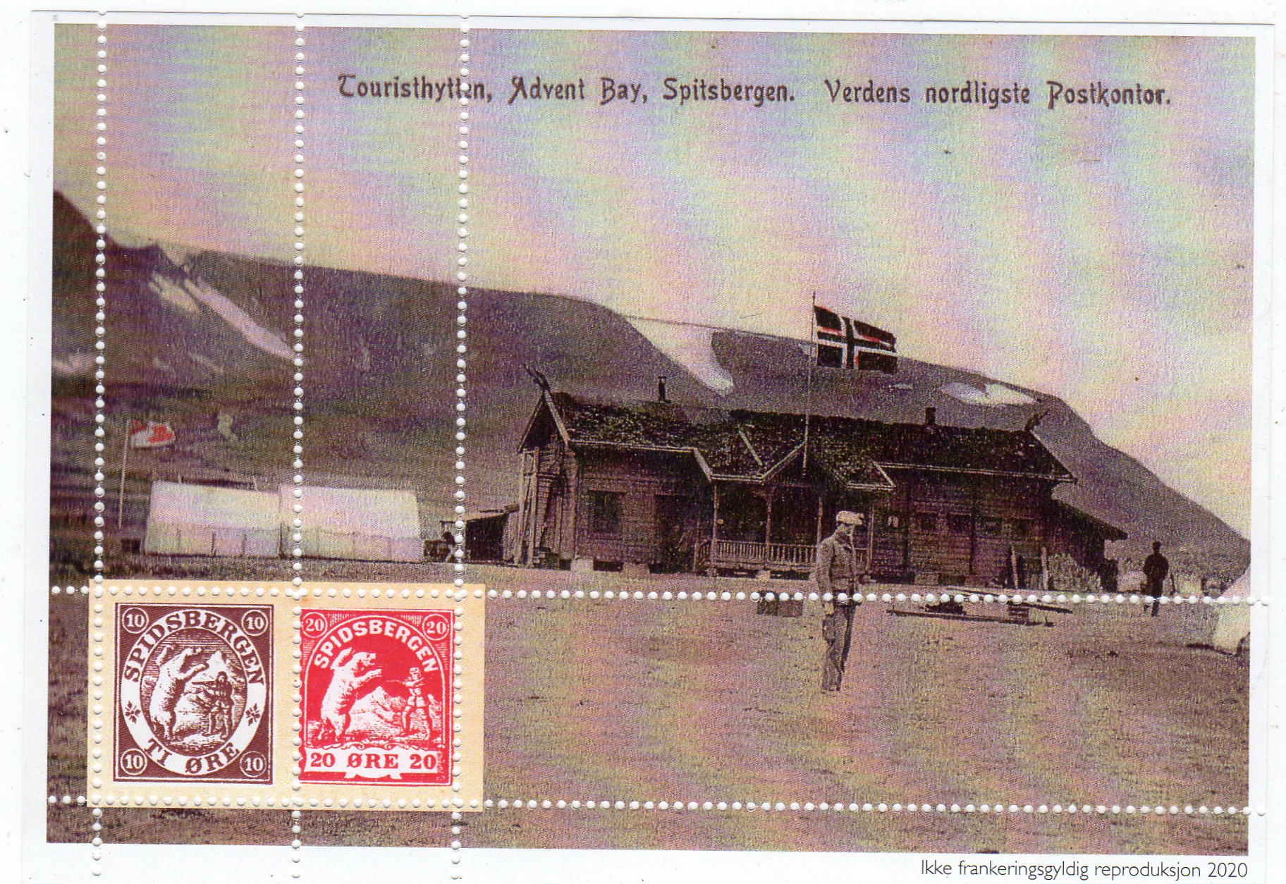 Turisthytten Advent Bay Spitsbergen Verden nordligste postkontor rep 2020