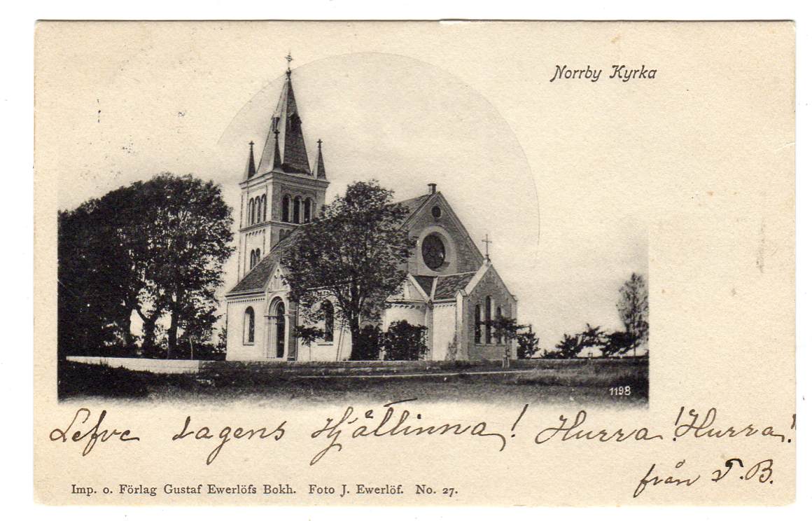 Norrby kyrka Ewerlôfs nr 27  st Sala 1882