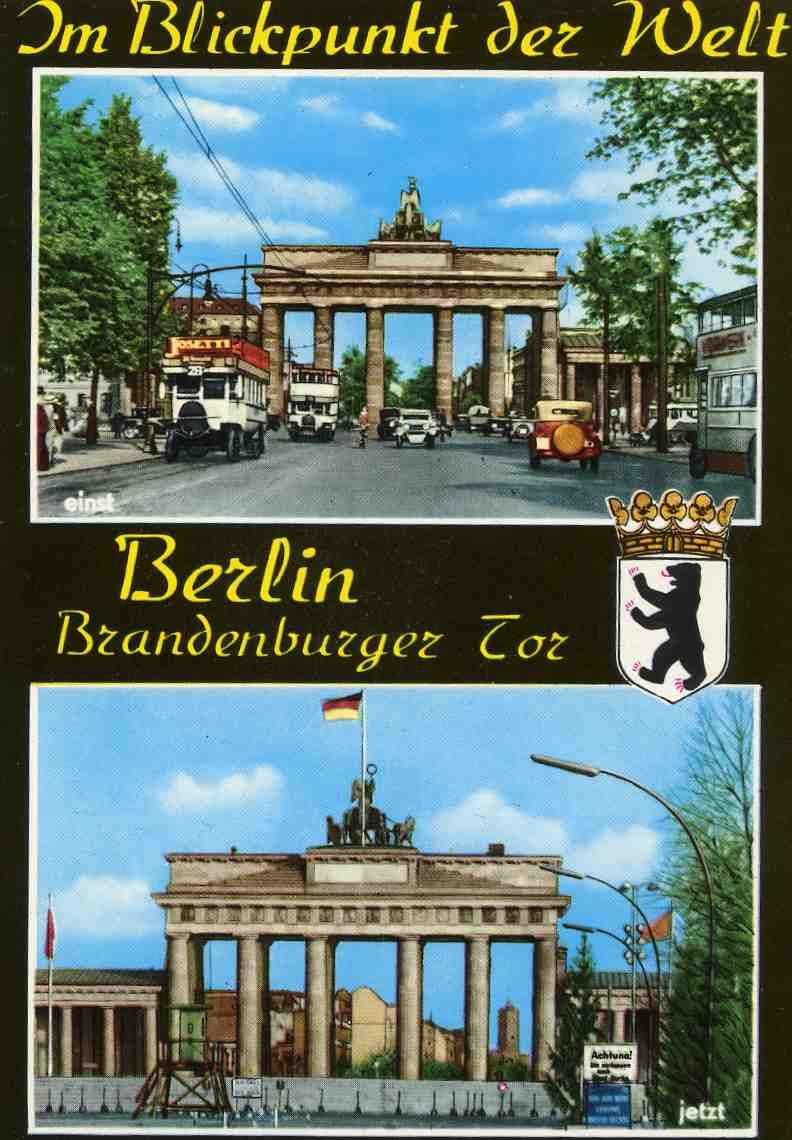 berlin Brandenburger Tor  H Andre B1/4052M