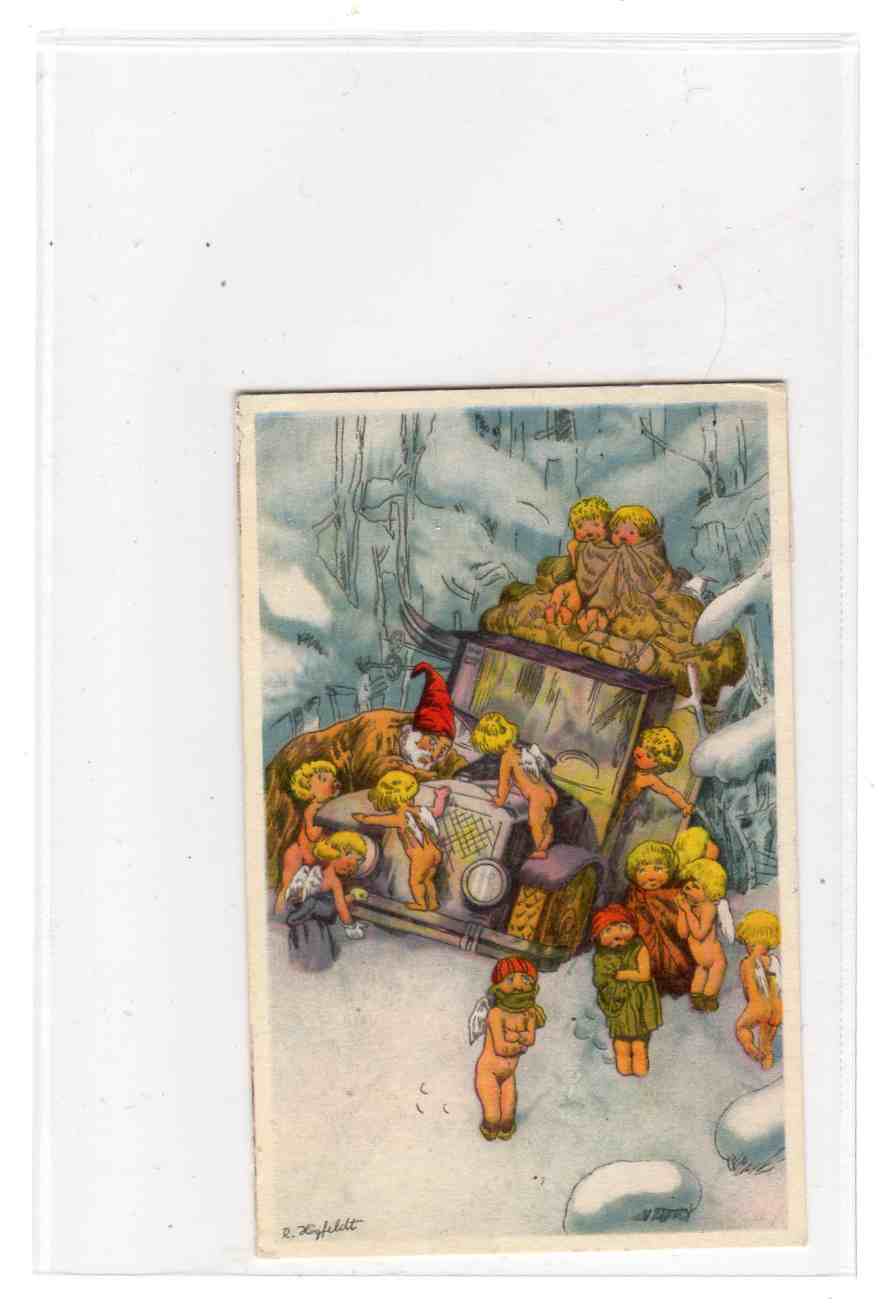 R Høgfeldt Nordisk konst 1245 st 1955 minikort