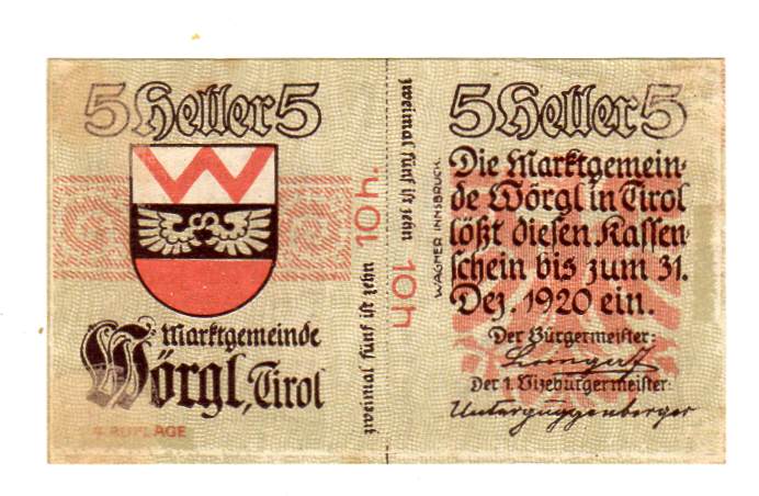 5h Wörgl Tirol 1920