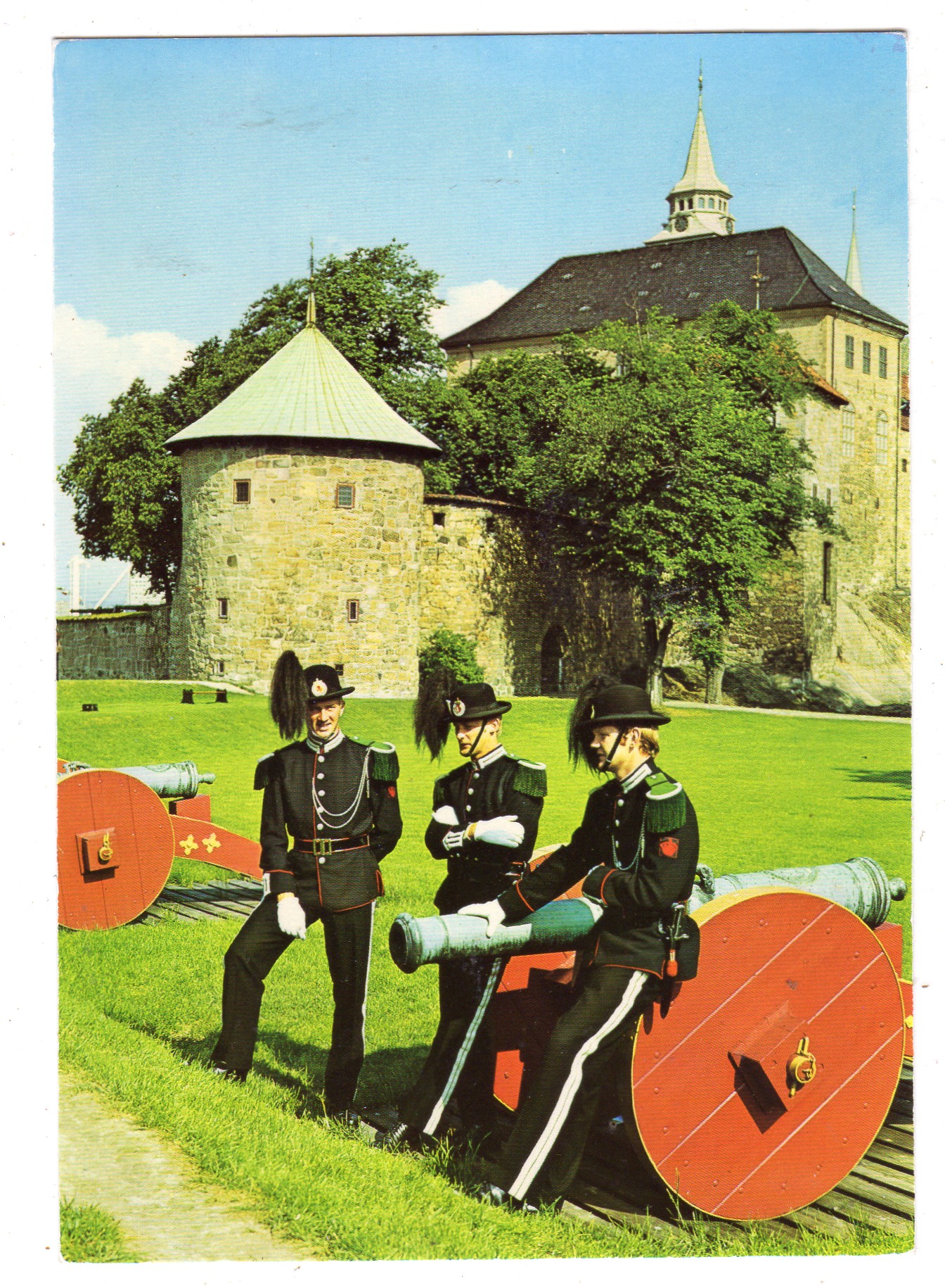 Gardister på Akershus festning  F 5753 3 Aune F 5753 3