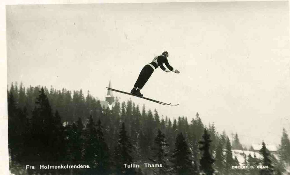 Holmenkollrendene Tullin Thams S Gran  st Oslo 1928