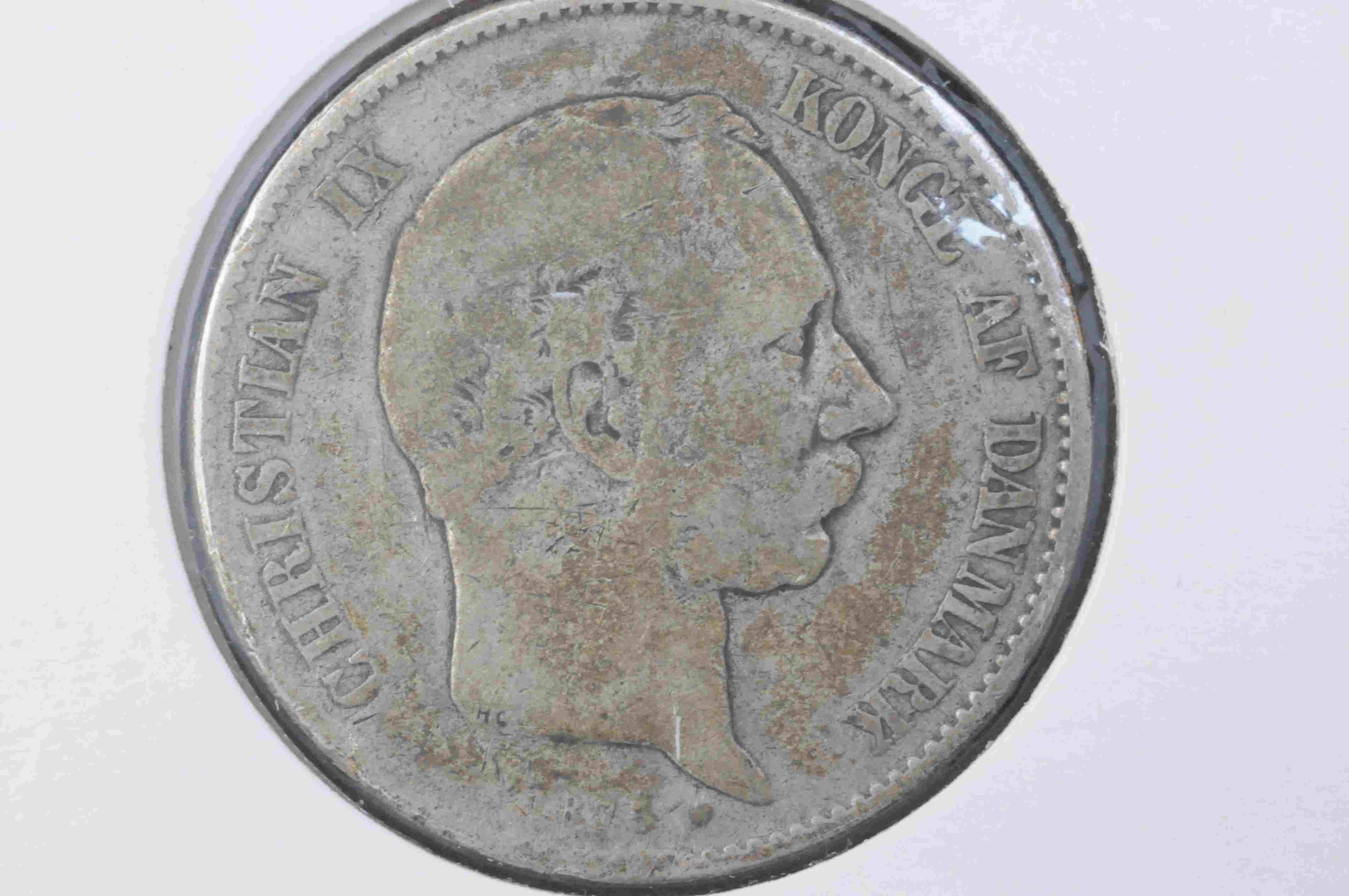 2 kr 1875 sølv kv1/1-