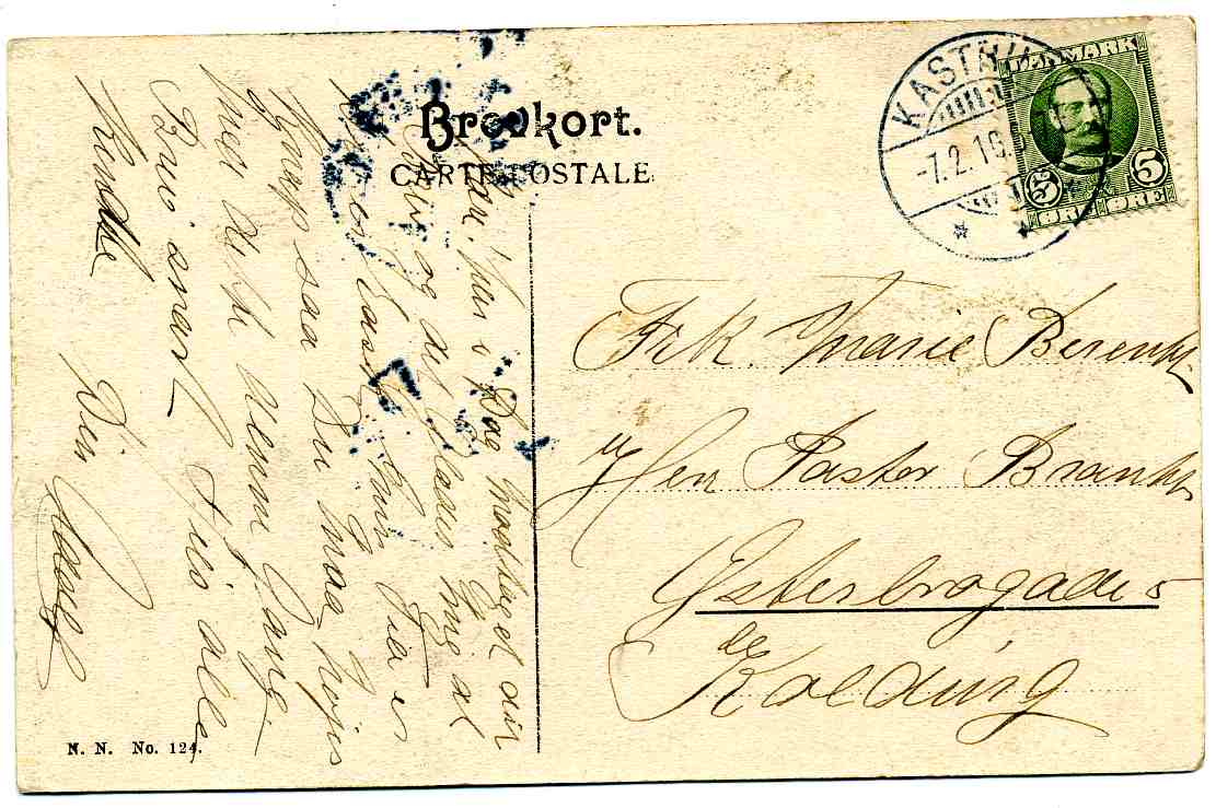 Dragør Havneparti st Kastrup 1910 NN No 124