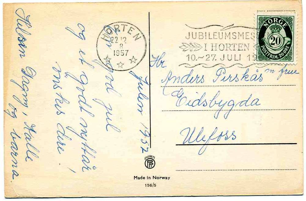st Jubileumsmessen i Horten/Horten 1957 PPI; 156/5