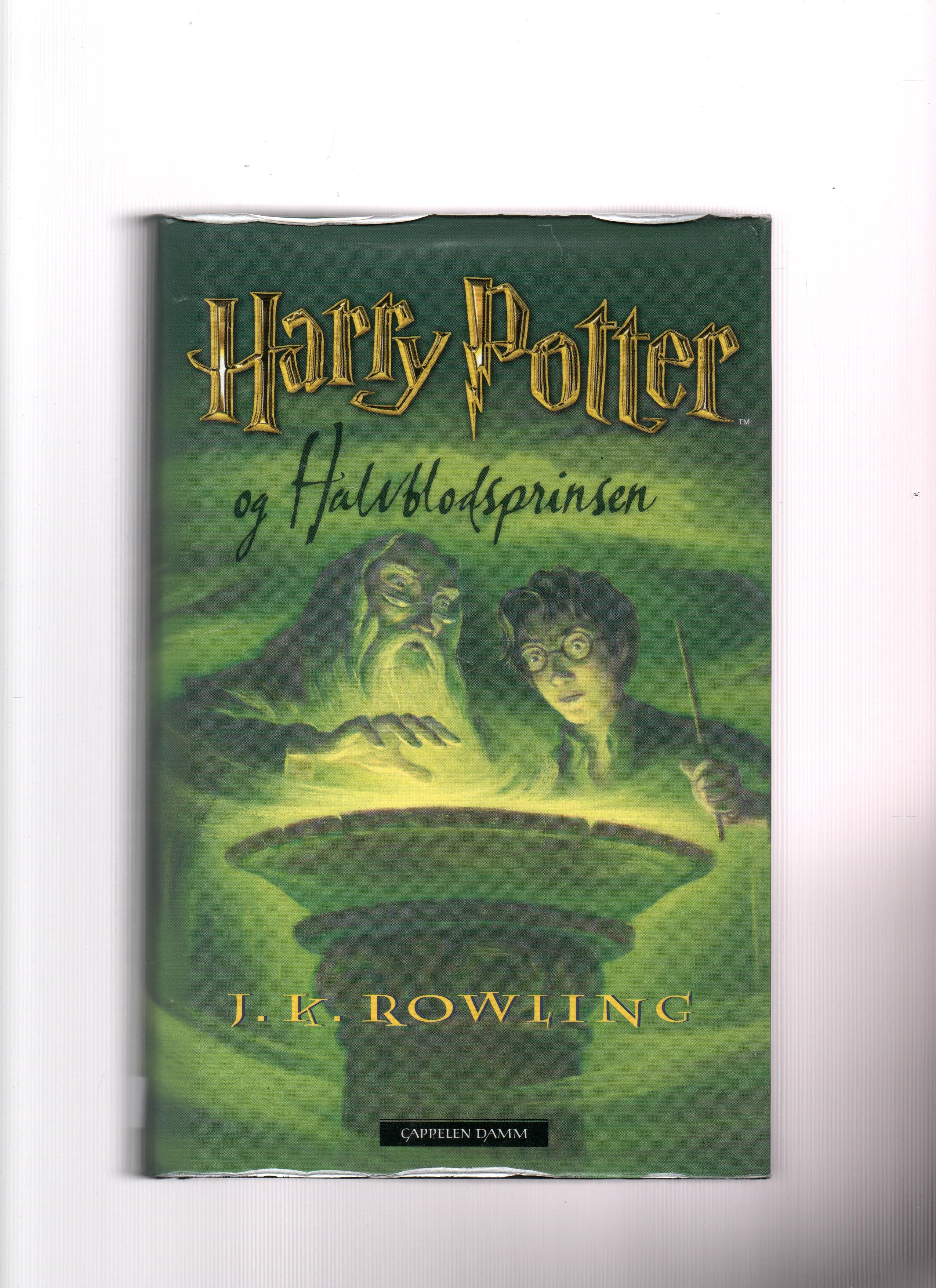 Harry Potter og halvblodsprinsen, J. K. Rowling, Cappelen Damm 2009 Smussb. (rift) B 