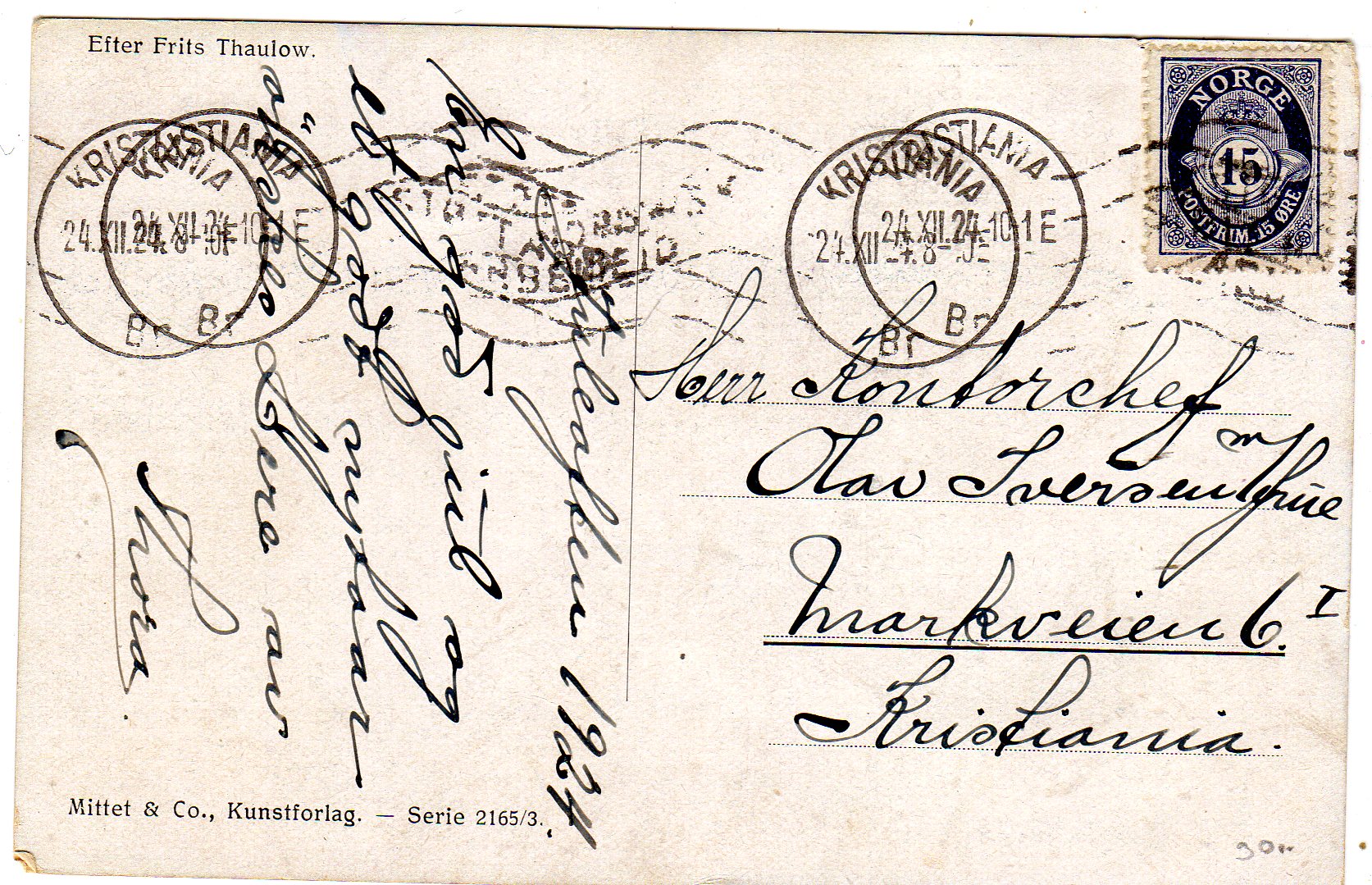 Mittet Fritz Thaulow St. 24.12. 1924 