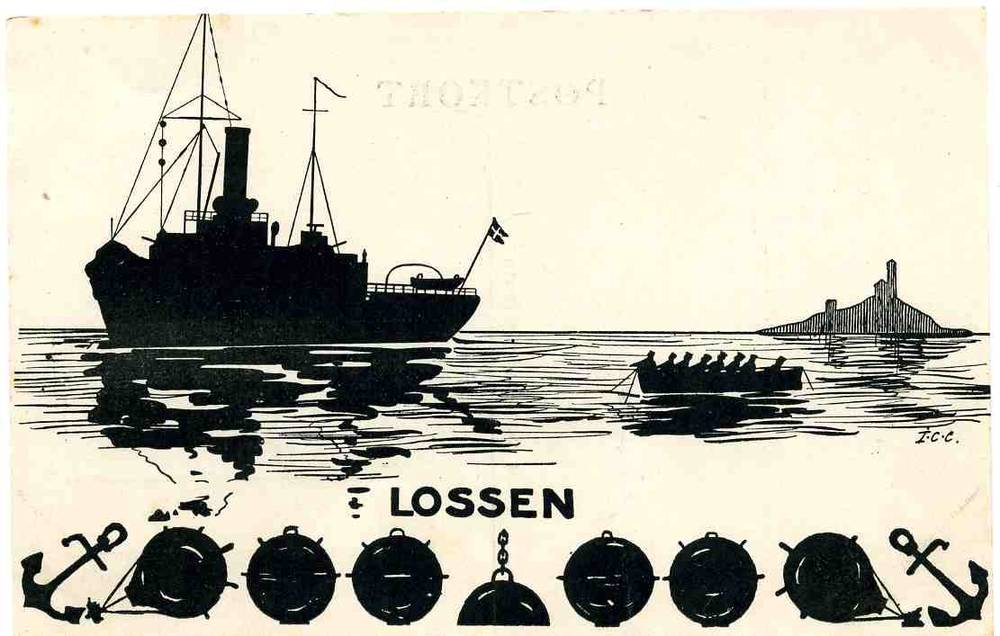 Lossen Danske marinesiluetter serie I