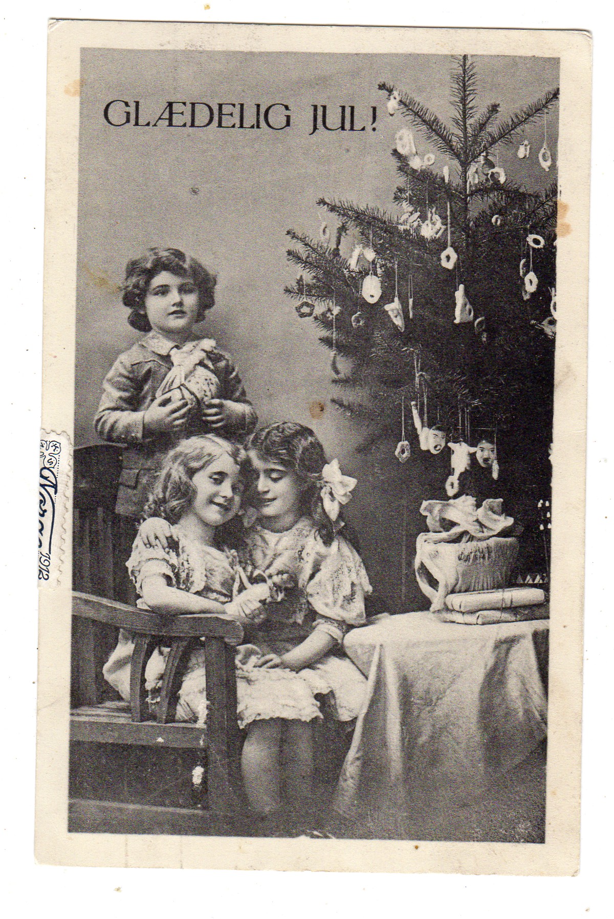 Glædelig jul  st Skien 1913