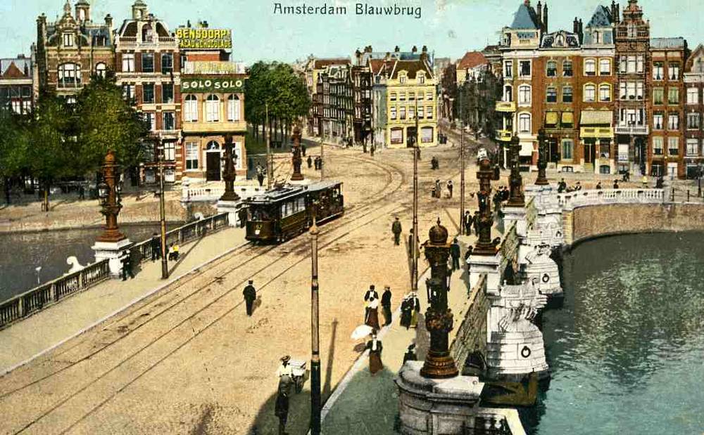 Amstredam Blauwbrug AJ Nuss st Amsterdam 1911