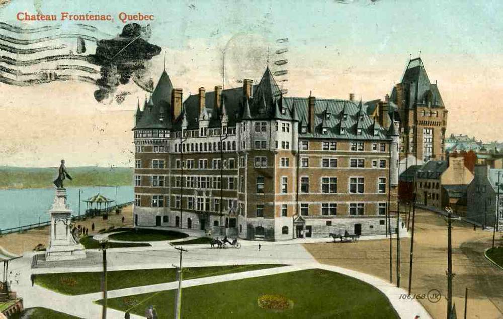 Chateau Frontenac Quebec at 1911