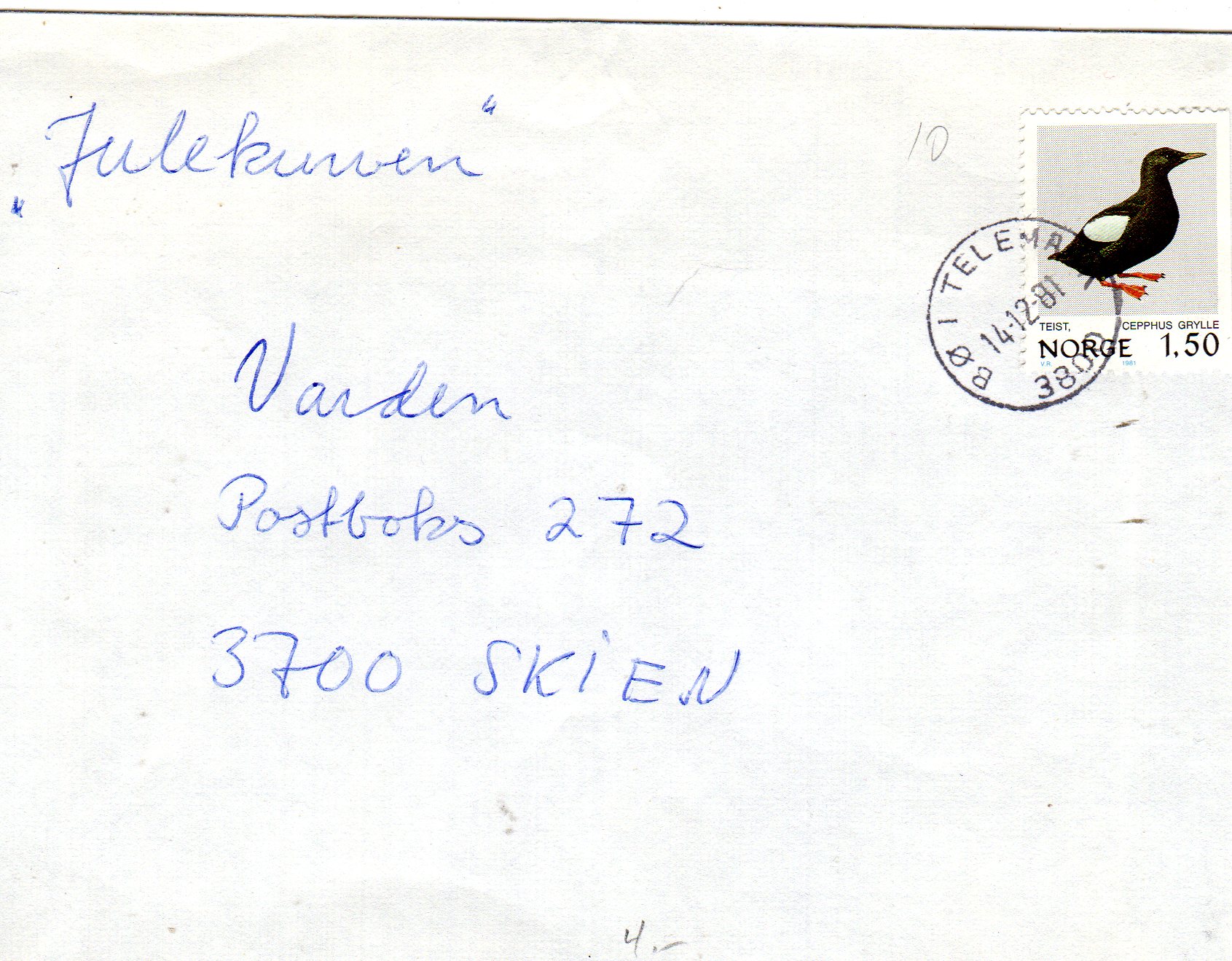 st Bø i Telemark nr 10- 14.12.1981