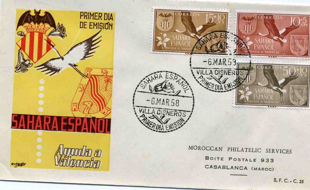 Marokko Sahara Espanol 1958
