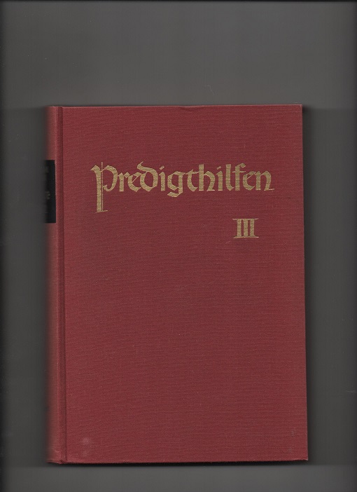 Predigthilfen III  Wilhelm Stählin Altes testament 2 Auflage 1963 Johannes Stauda-Verlag pen