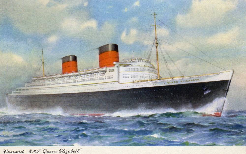 RMS Queen Elisabeth Cunard  B278