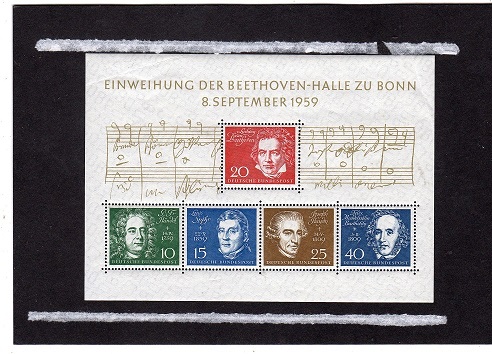 Beethoven-Halle 1959 ** kat ca 400