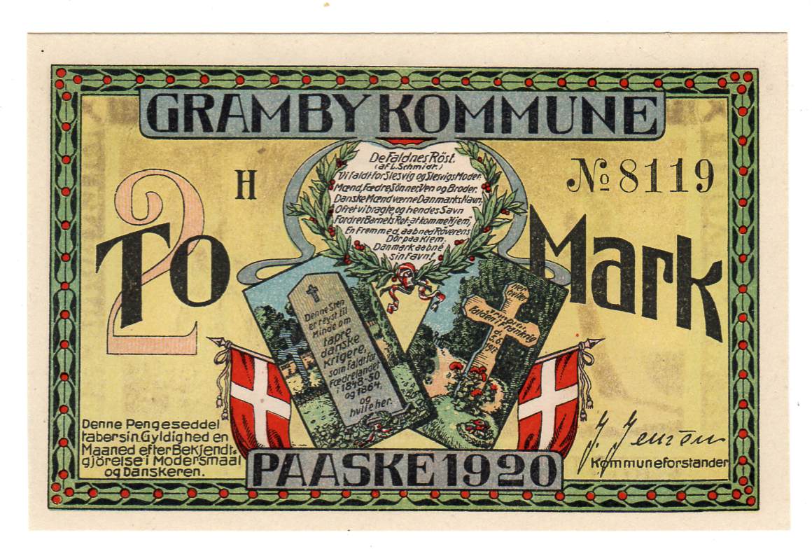 Gramby kommune 2 mark 1920