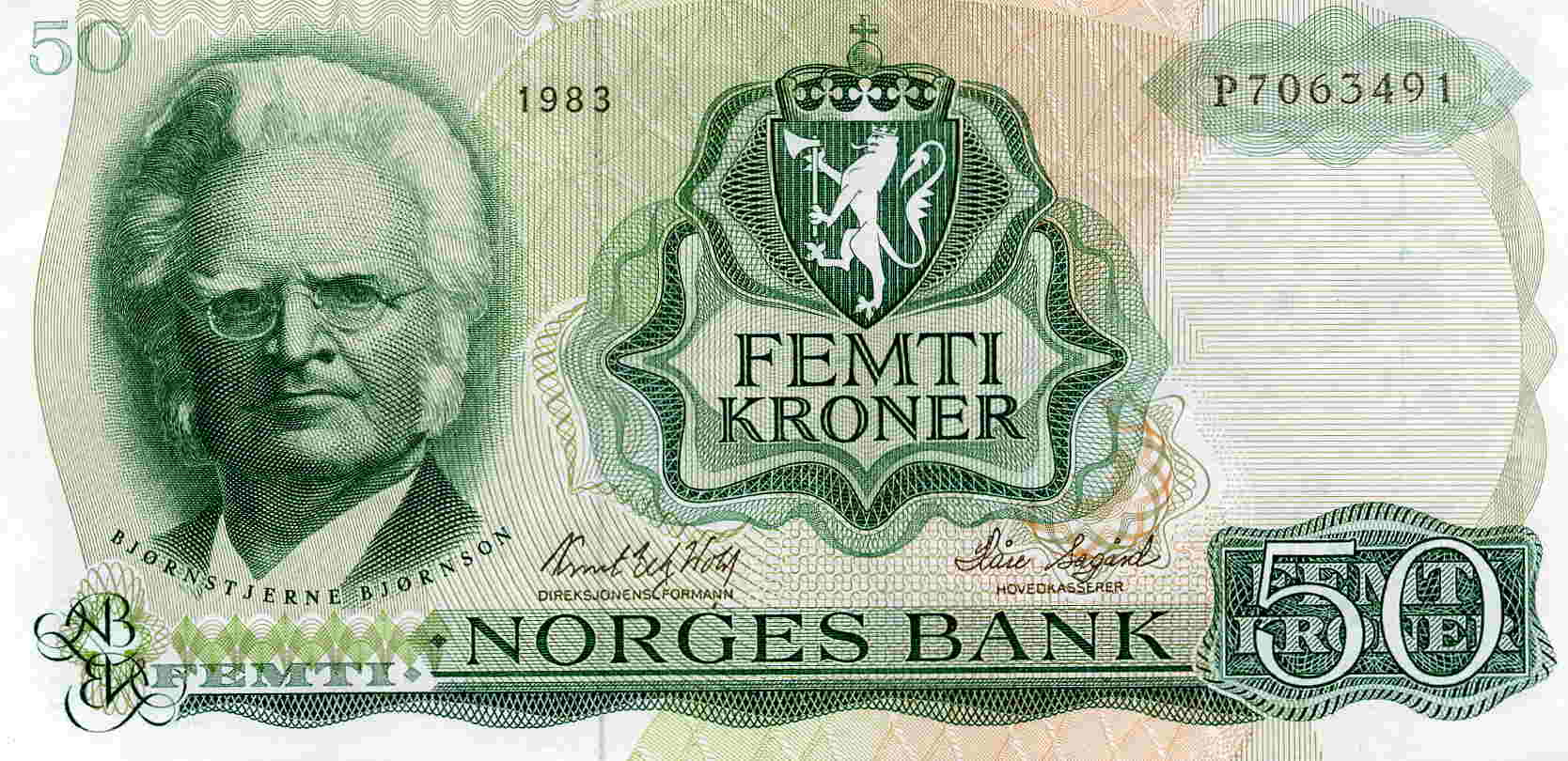 50 kr 1983 Minst1+ P