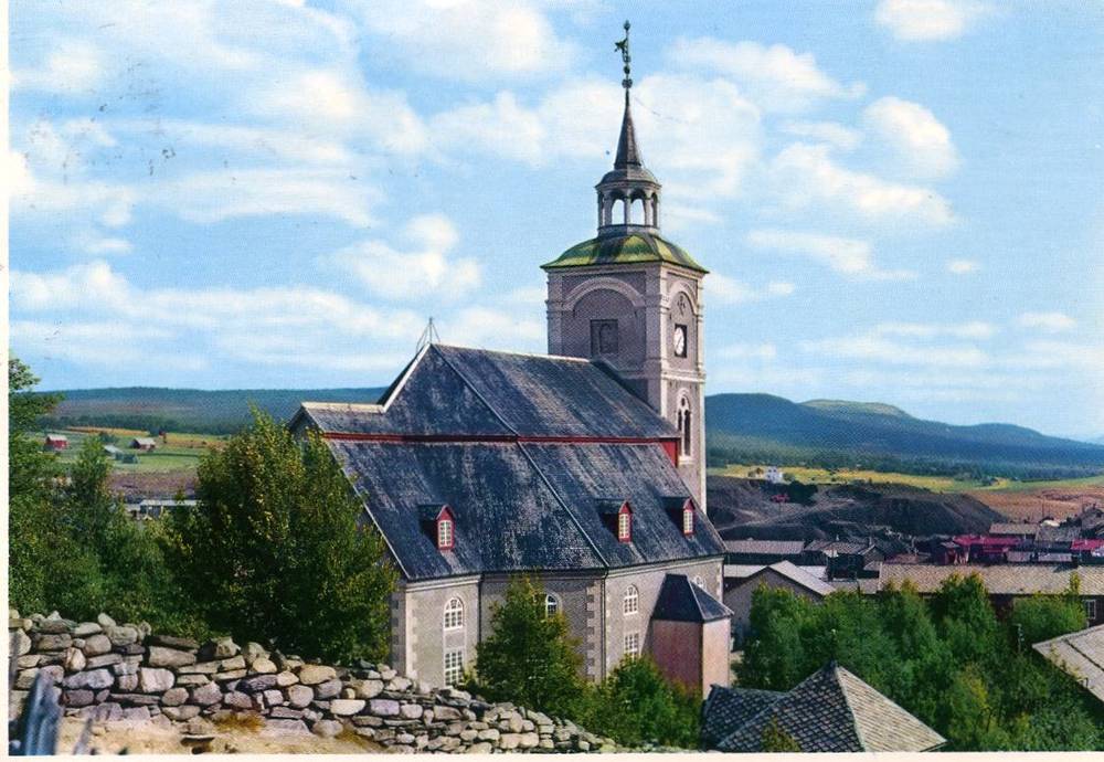 Røros kirke N;669 st Røros 1969