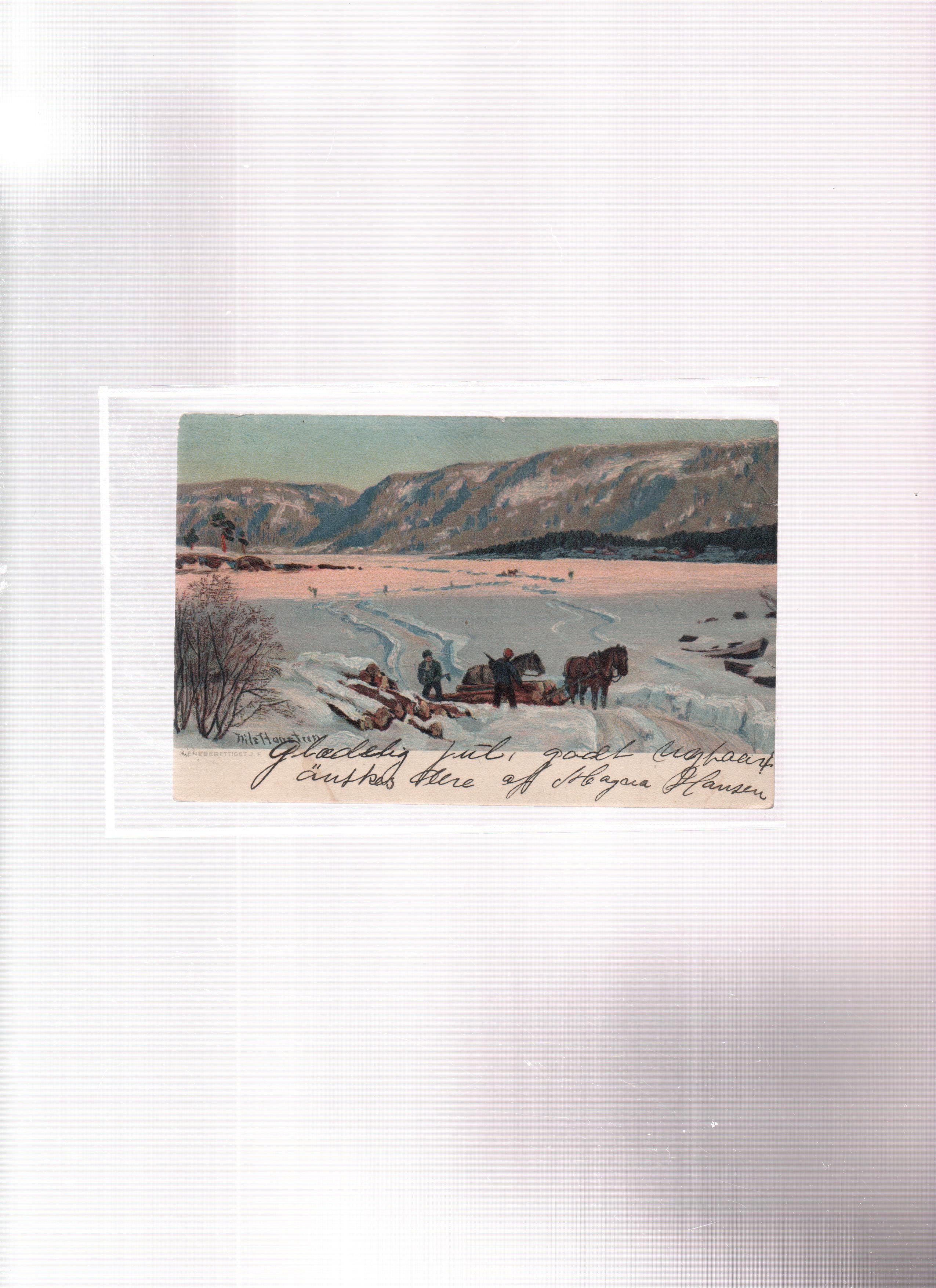 J.F. Nils Hansteen St. Larvik 23.12. 1906 