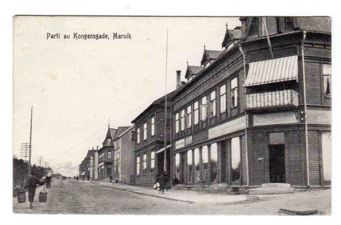 Kongensgade Narvik st Narvik 1908  NB