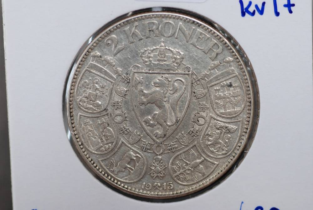 2 kr 1915 Norge kv1++