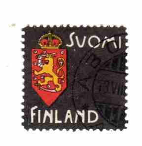 Finsk protestmerke fra 1900 Facit kr 350