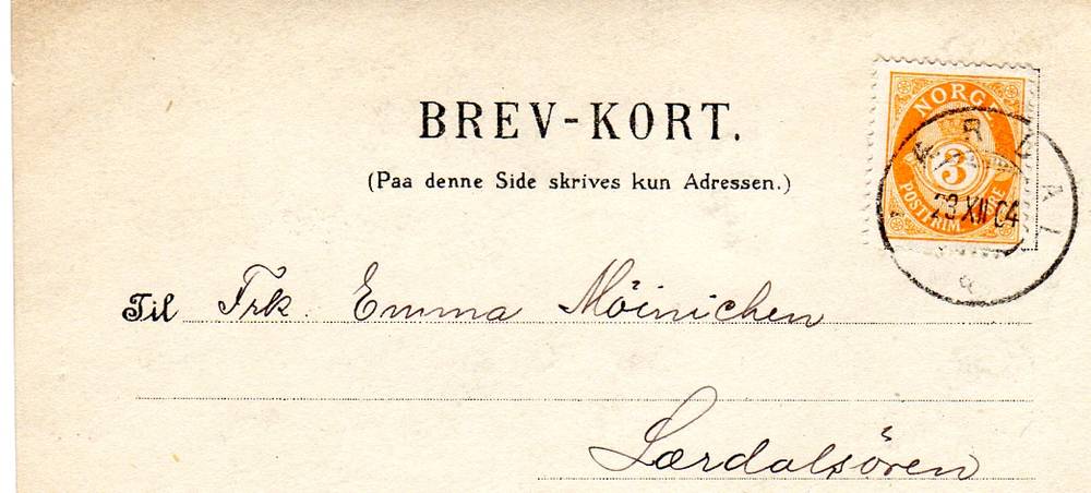 Johanne Dybwad Kongen Abel 069 st Lærdal 1904