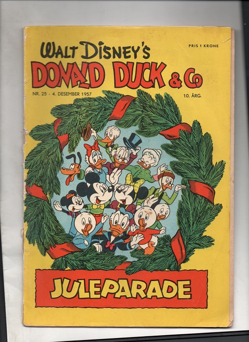 Donald nr 25 1957 kv vg