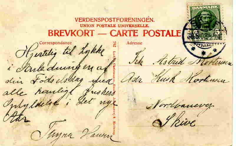 Motiv fra Skive havn L Christensen 1908