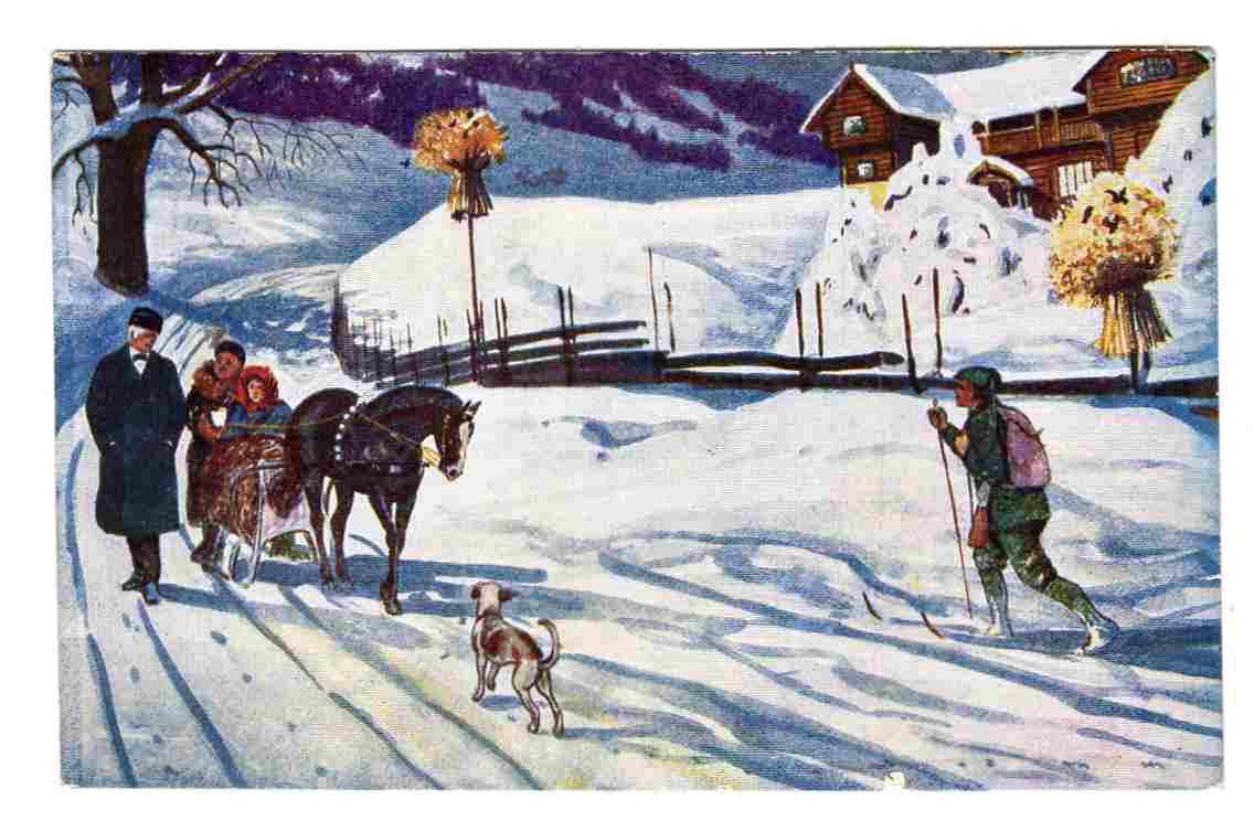 Ukjent kunstner st Eidsvoll 19/12/1916