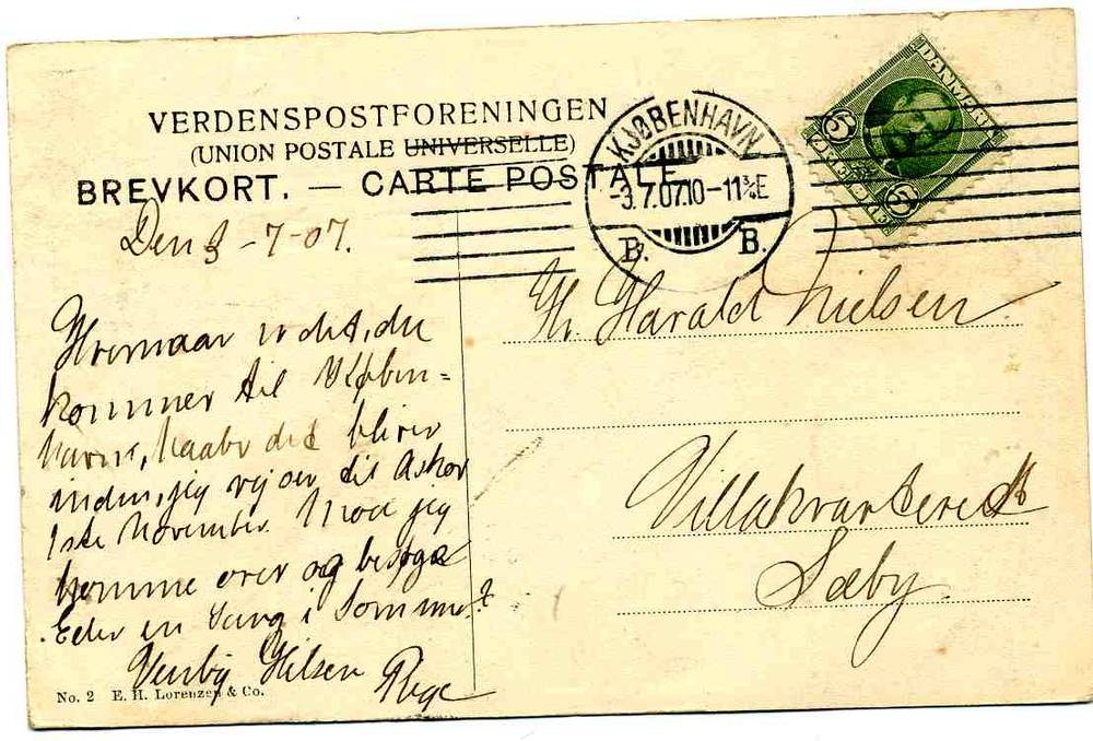 Sortedamssøen Dronning Louises bro Lorenzen nr 2