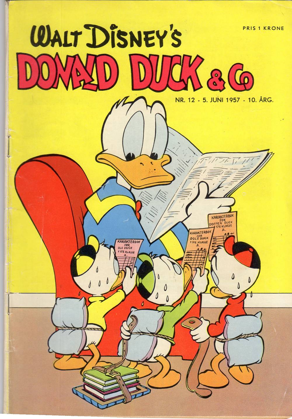 Donald nr 12 1957 Vg/fn