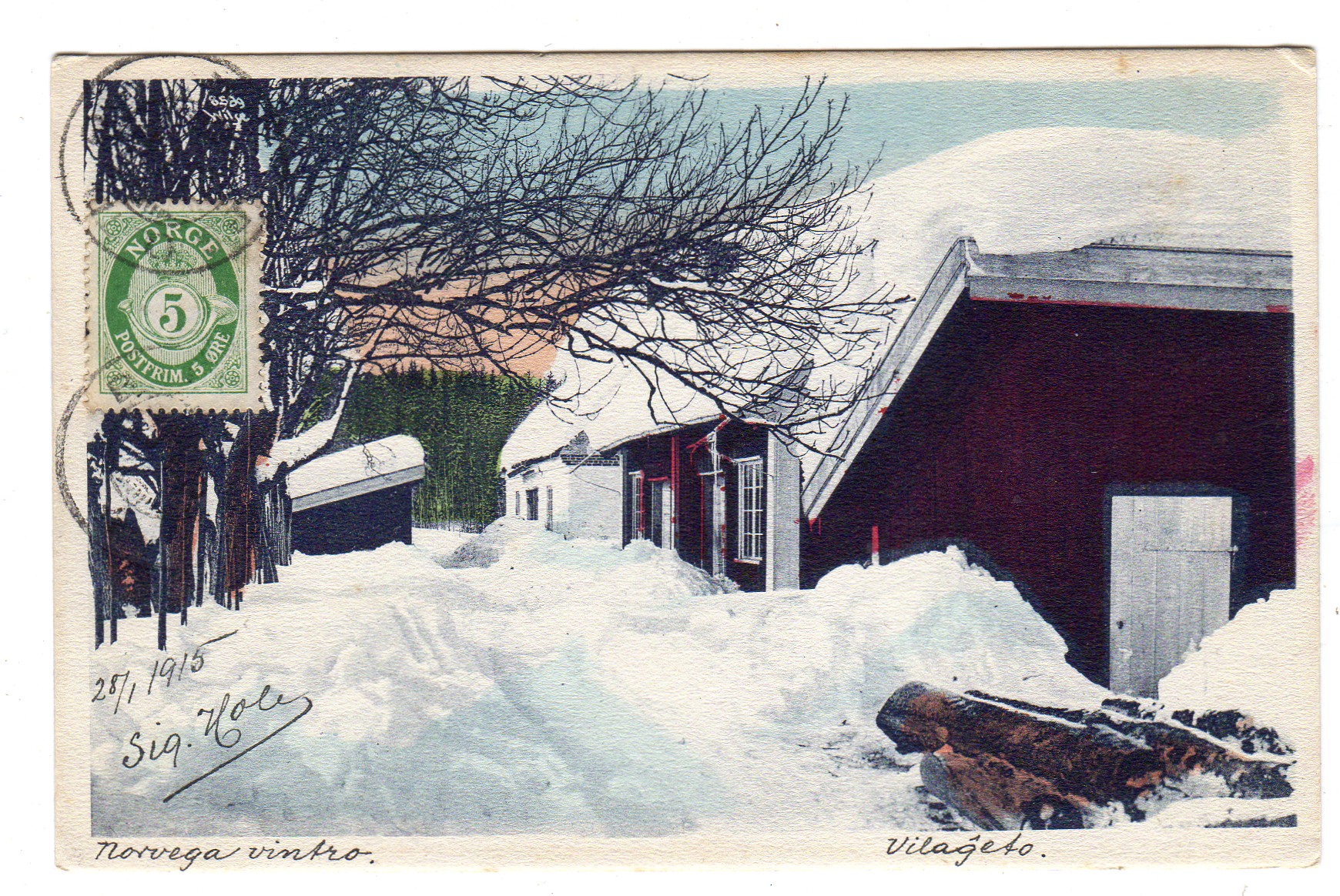 Norsk vinter st Bodø/Paris 1915
