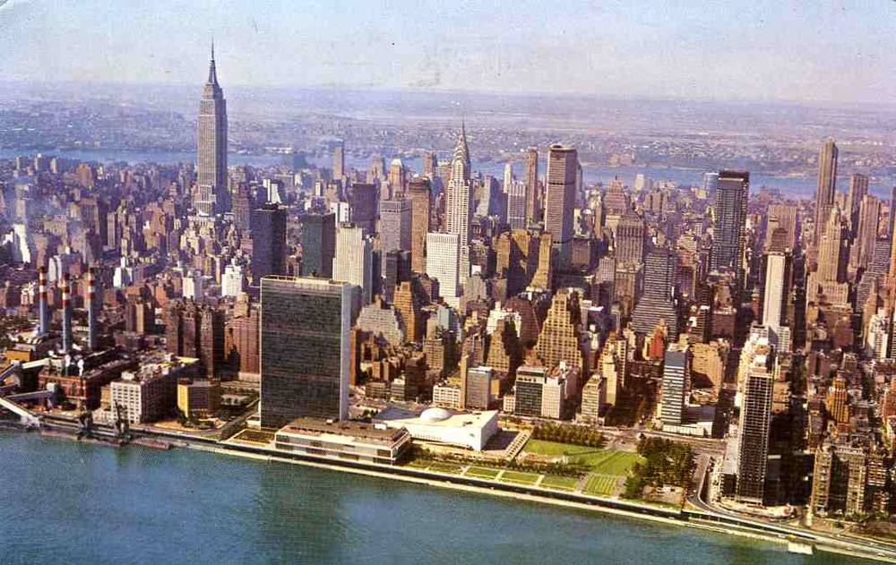 447 united Nations building Empire state building/Chrysler/Pan Am NY St Brooklyn 1966