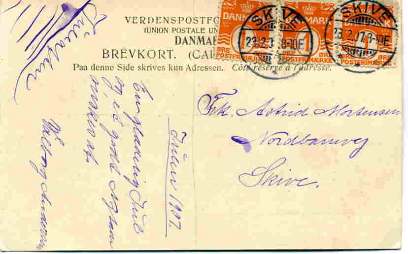 Jernbanebroen i anlæget R Petersen 1907